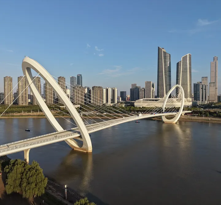 Nanjing Eye Footbridge & Hexi Riverside (南京眼)