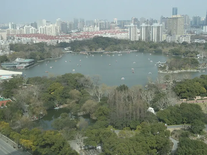 Changfeng Park and Changfeng Ocean World (长风公园)